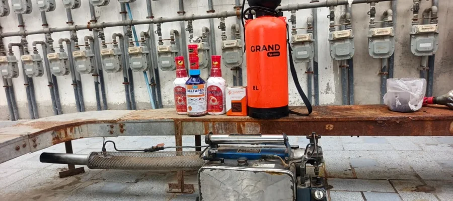 Equipment ready for the job — Rana Jee’s service team