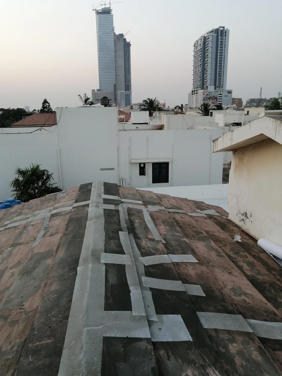 Roof surface work shown in Rana Jee’s Google business photo gallery